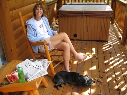 The best part of vacation is all of the extra food.