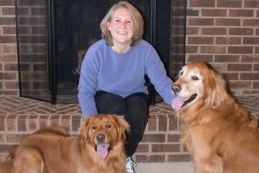 My friends, Ben, Baxter and their boss ma'am Laurie.