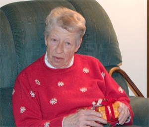 Now, Michael, why don't you feed Little Bit.  We are celebrating Christmas after all.