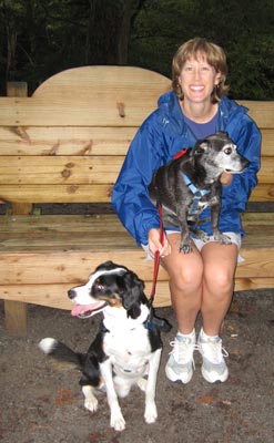 The boss man only told the boss ma'am to smile for the picture.