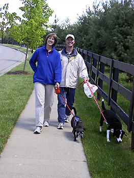 She lets me sniff the sniffs