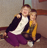 You and K.C. look like you got along so well when you were little.